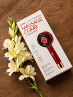 شانه و ماساژور برقی اسکالپ سر اورجینال وارداتی با محفظه روغن تراپی مدل XC-901 - Image 2
