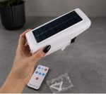 پروژکتور دیواری خورشیدی وارداتی اورجینال طرح دوربین مداربسته مدل Pr-Cam | چراغ امنیتی سنسوردار - Image 5