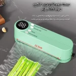 دستگاه وکیوم و پرس خانگی شارژی مدل SJT-818 | وکیوم سیلر چندکاره مواد غذایی (کپی) - Image 3
