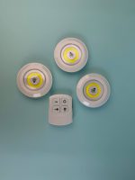 چراغ زیر کابینتی ریموت دار وارداتی اورجینال 3in1 بدون سیم کشی بسته 3 عددی - Image 2
