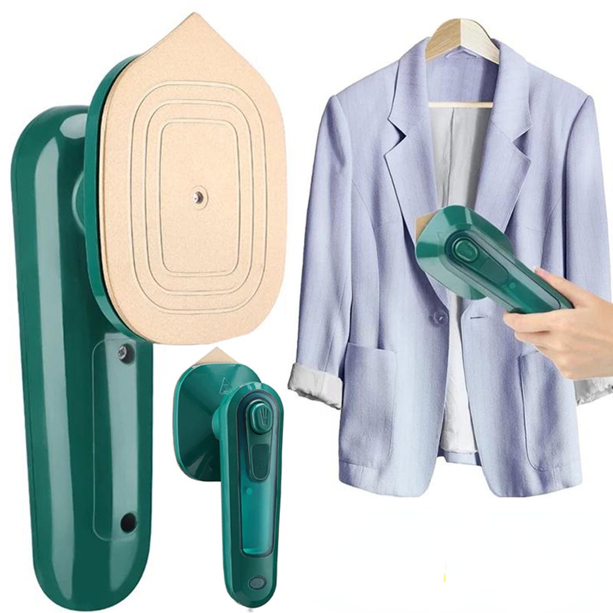 IMG_4429 مینی اتو بخار مسافرتی اورجینال مخزن دار | مدل Dry Iron - Image 1