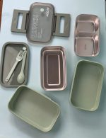 ظرف غذا لانچ باکس اورجینال دو طبقه 1400 میل بدون نشتی - Image 6