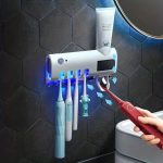 جامسواکی ضدعفونی کننده مسواک UV مدل 5588 | شارژی و خورشیدی با خمیردندان