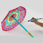قلم طراحی سه بعدی اورجینال مدل  3D PEN- 2| نمایشگر دار با تنظیم سرعت و فیلامنت PLA و ABS - Image 2